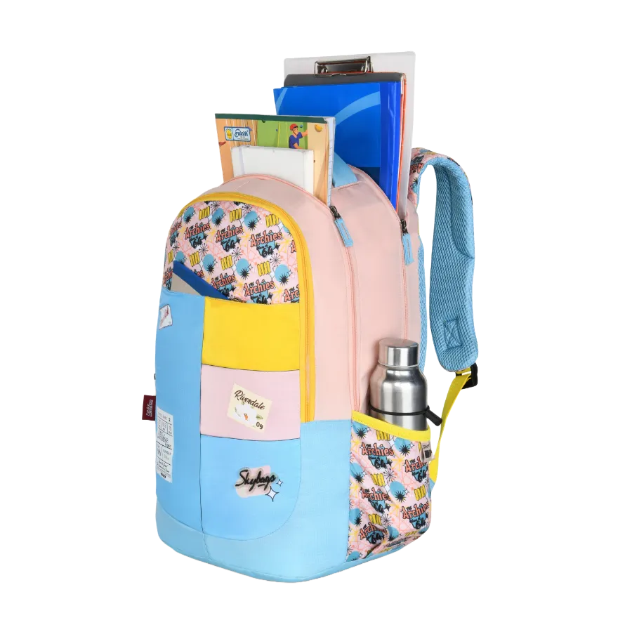 Skybags Archies School Backpack 01 (E) Light Blue