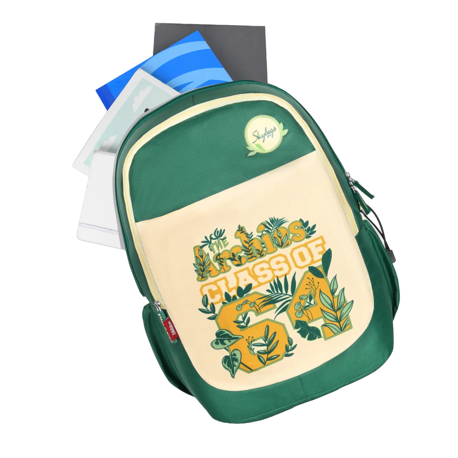 Skybags Archies School Backpack 02 (E) Olive