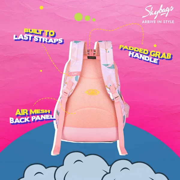 Skybags BLOOM 03 SCHOOL BACKPACK PINK