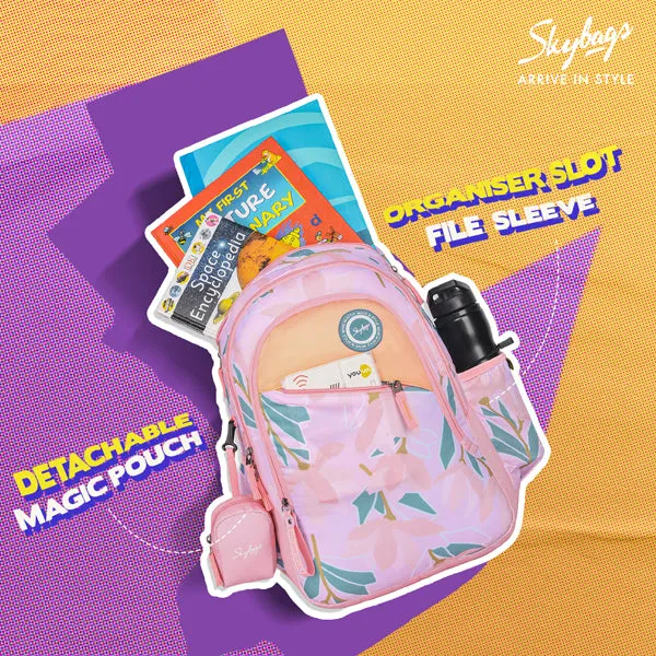 Skybags BLOOM 03 SCHOOL BACKPACK PINK
