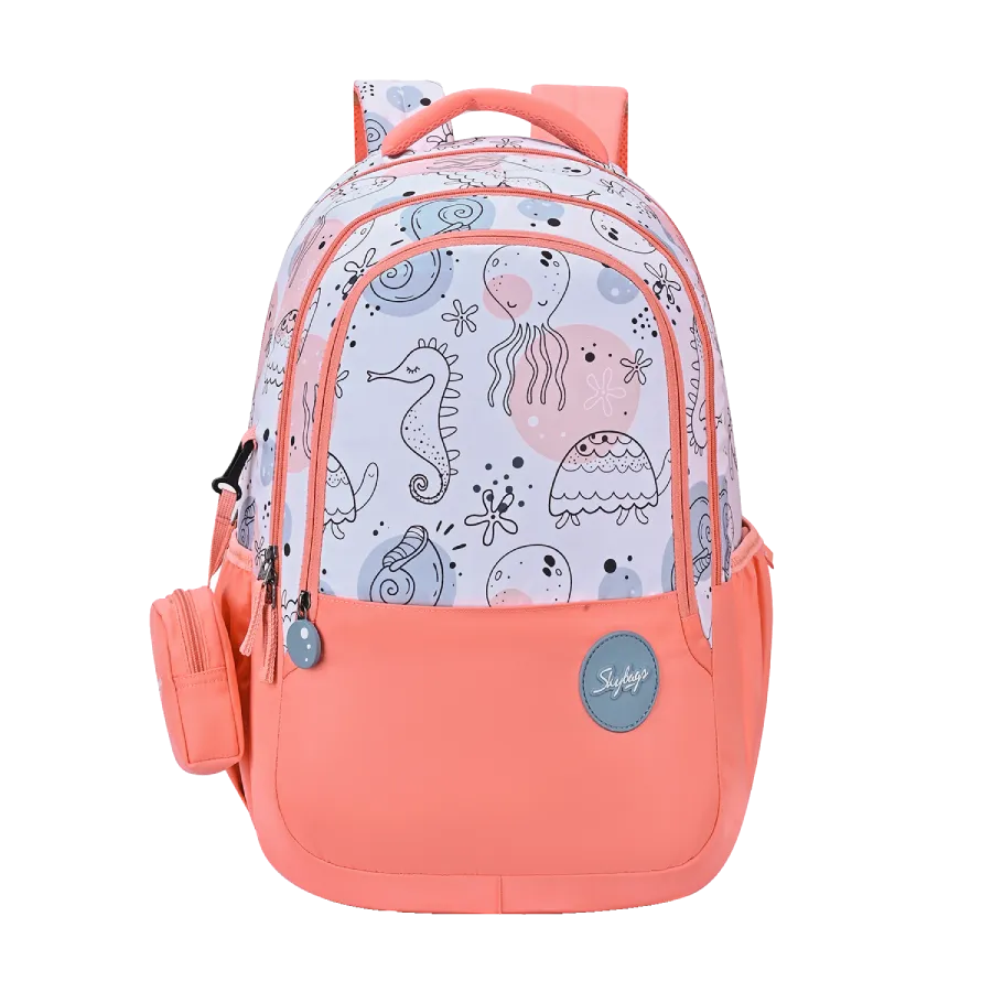 Skybags CHARM 02 SCHOOL BACKPACK CORAL