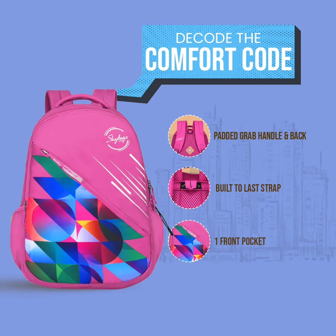 Skybags New Stream 23-05  School BP RC (H) Pink
