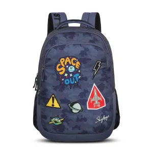 Skybags Squad  09  School Backpack Camo