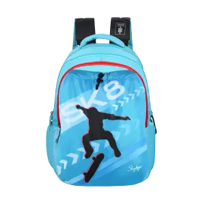 Skybags Squad Nxt 03  School Backpack Sky Blue