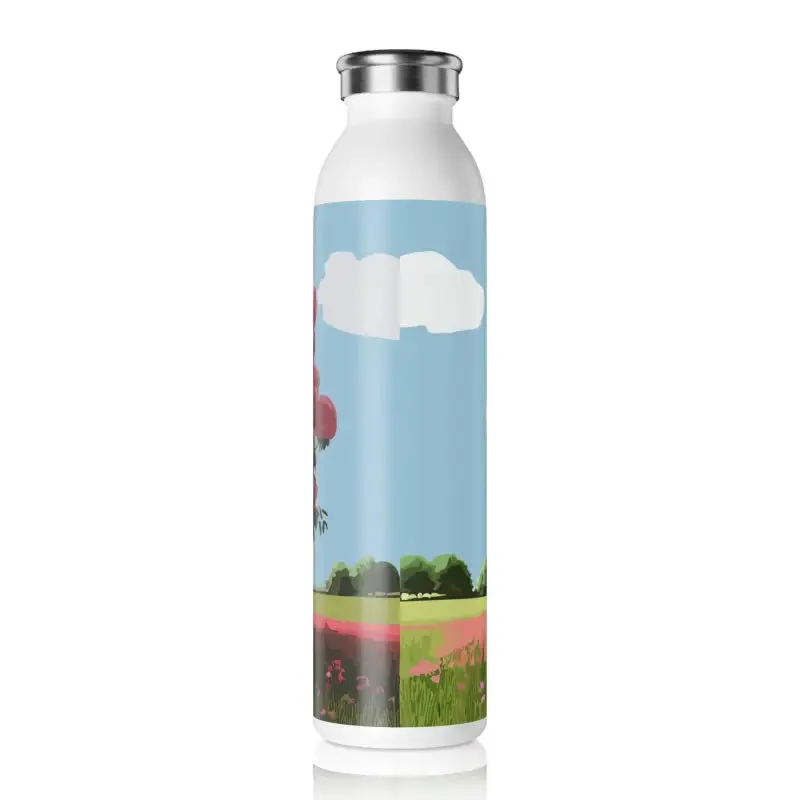 Sleek Rose Tree Water Bottle for Stylish Hydration