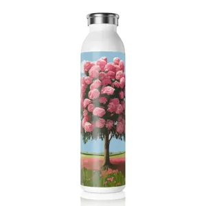 Sleek Rose Tree Water Bottle for Stylish Hydration