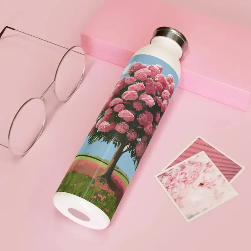 Sleek Rose Tree Water Bottle for Stylish Hydration