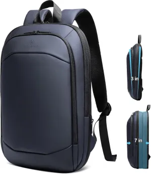 Slim Laptop Backpack for Men,Waterproof Expandable High Tech Business Work Backpack for Men and Women,15.6 Inch Lightweght Anti-theft Travel Backpack Durable College Casual Daypack Computer Laptop Bag