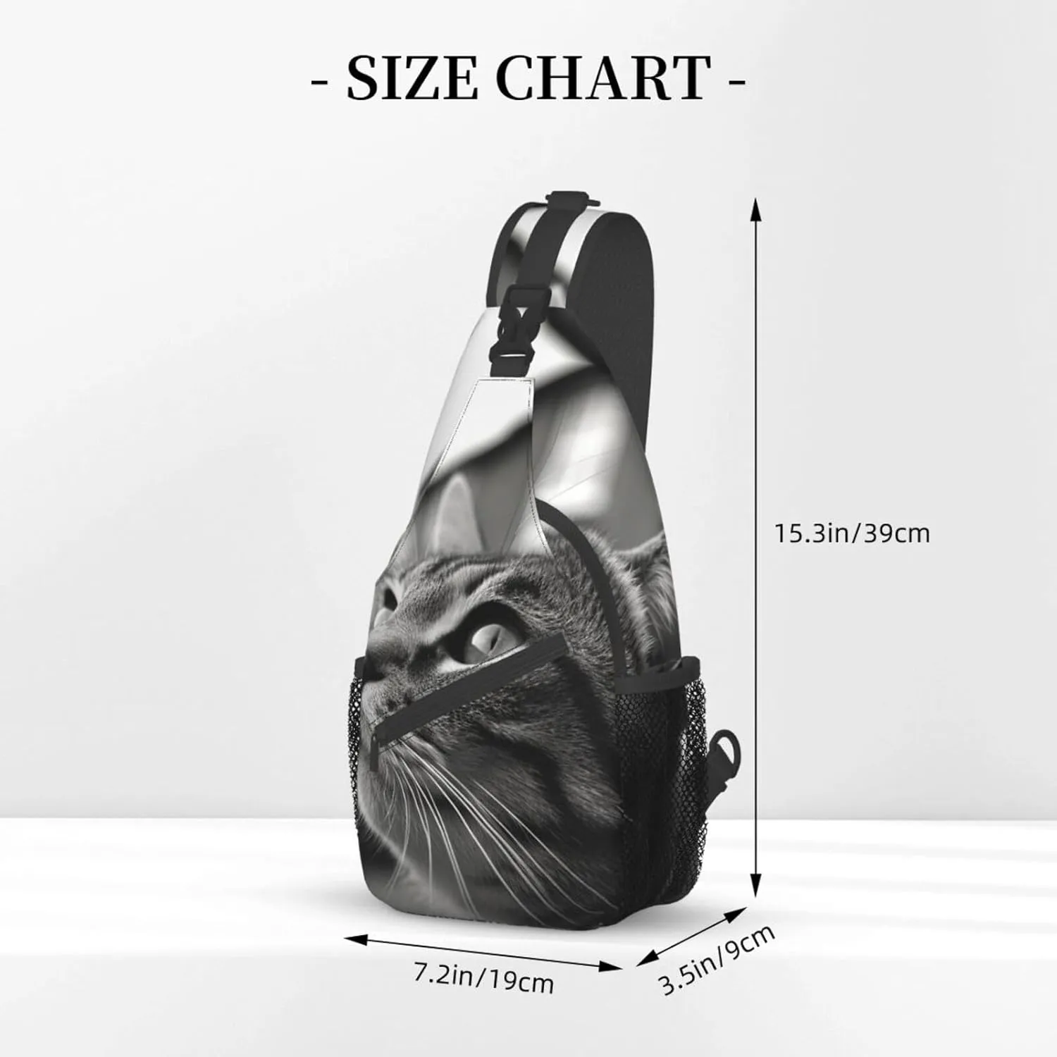 Slim Sling Bag for Women Christmas Fireplace Cross Chest Bag Diagonally Casual Fashion Travel Hiking Daypack