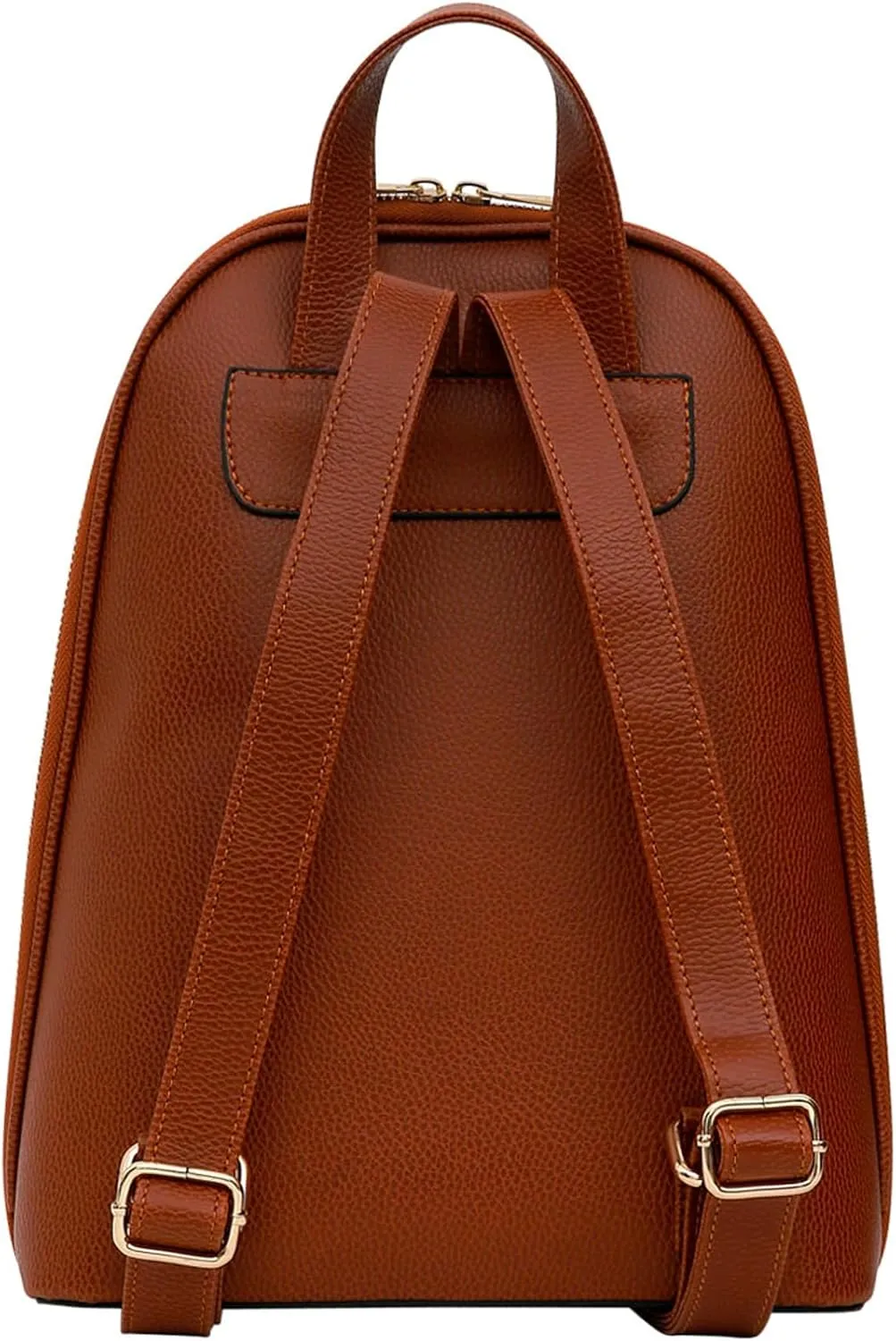Small Backpack for Women - Vegan Leather and Unique Design Handmade Backpack Purse for Women, Cuddling Season Design