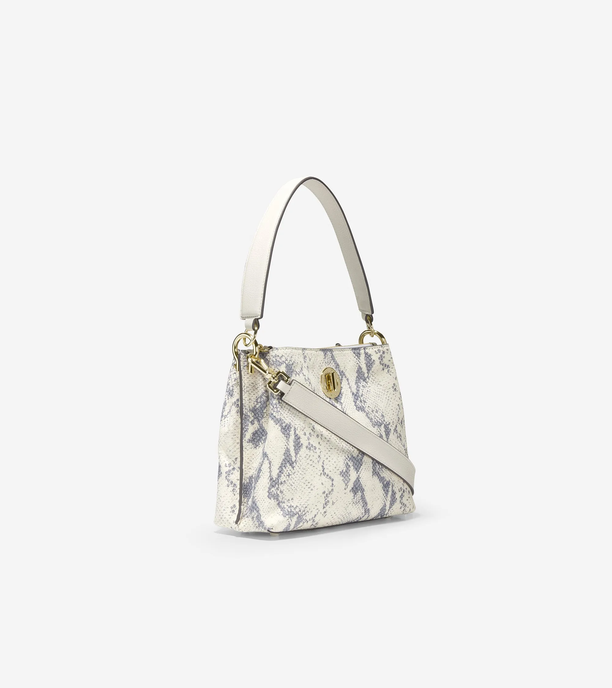 Small Turnlock Bucket Bag