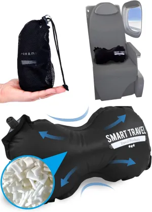 Smart Travel Travel Products Lumbar Pillow Inflatable Lumbar Support Pillow Travel Pillows for Airplane Long Flight Essential for Women Men Kids