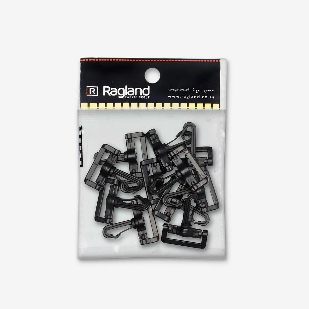 Snap Swivel Hooks Plastic 38mm