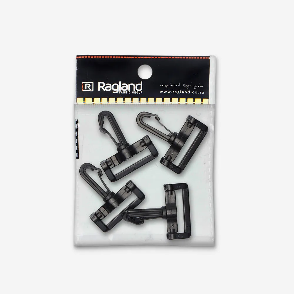 Snap Swivel Hooks Plastic 38mm
