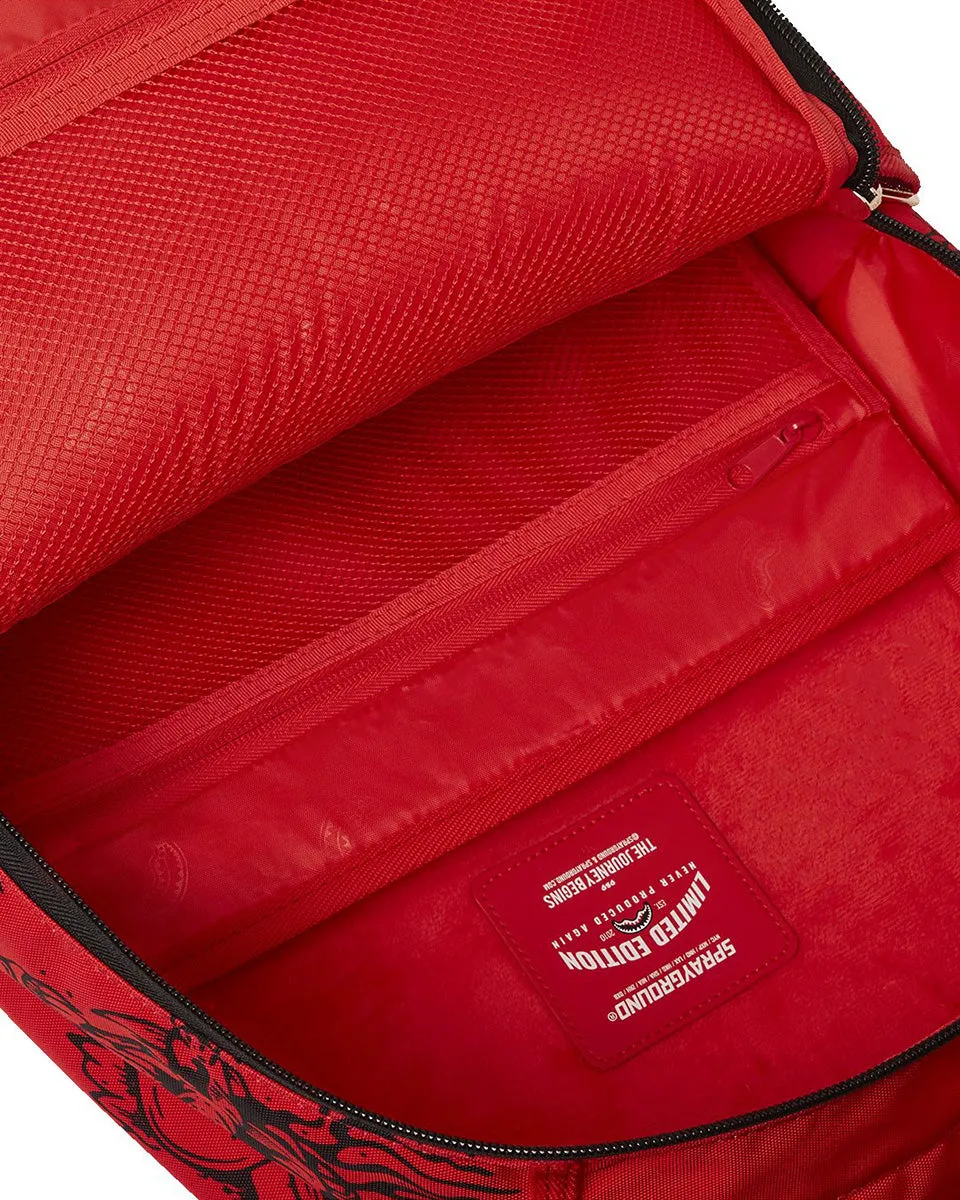 Sprayground Diablo Big Mean Shark Bite In Red White