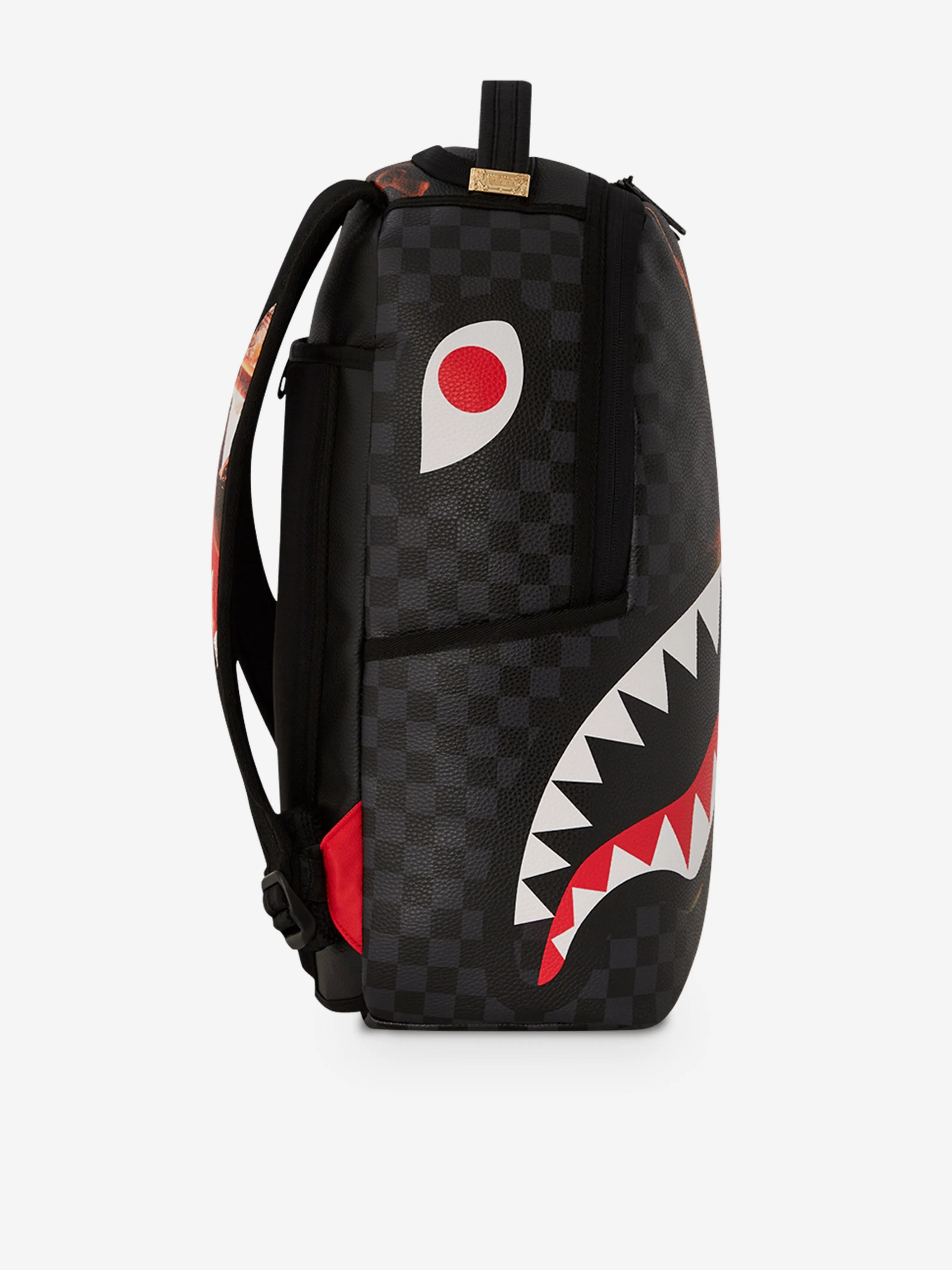 Sprayground Kids Shark Check Backpack in Multicolour (46cm)