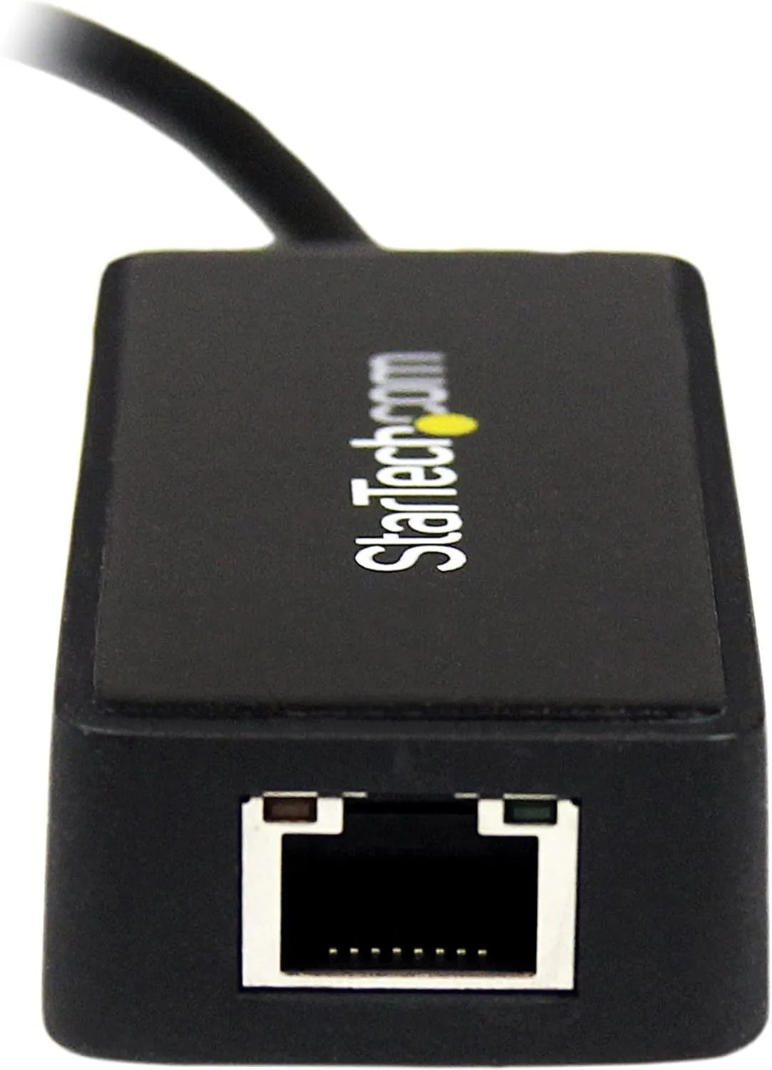StarTech.com USB 3.0 Ethernet Adapter - USB 3.0 Network Adapter NIC with USB Port - USB to RJ45 - USB Passthrough (USB31000SPTB), Black, 0.7" x 1.4" x 5" x 5"