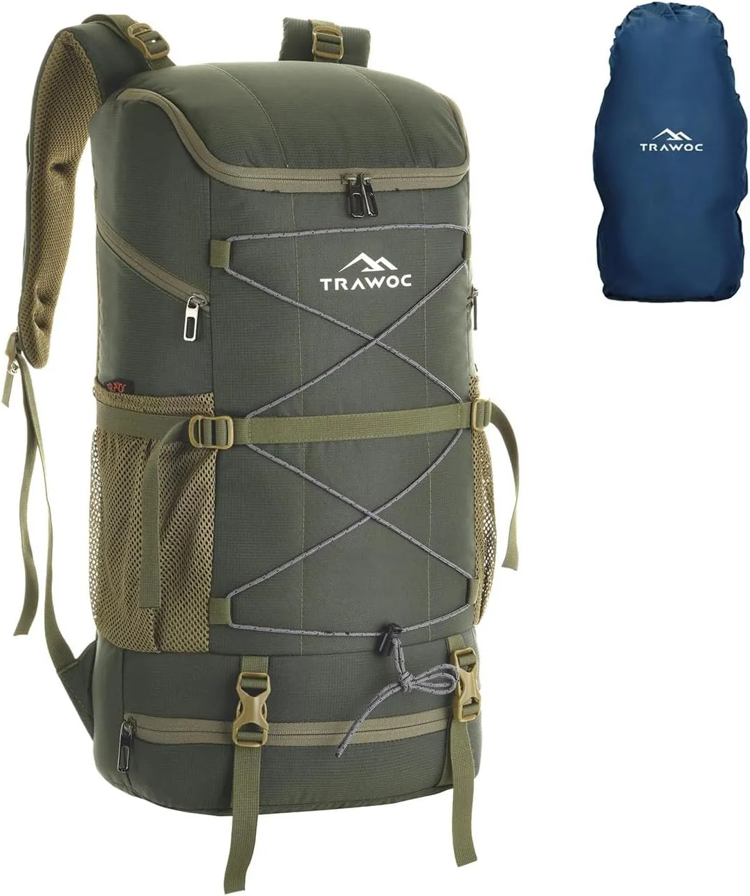 STEALTH 40L Travel Backpack for Men and Women, Laptop & Shoe Compartment Rain Cover,Casual Bag for trekking & Hiking
