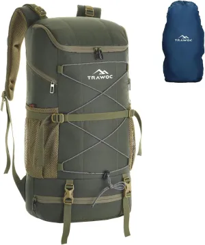 STEALTH 40L Travel Backpack for Men and Women, Laptop & Shoe Compartment Rain Cover,Casual Bag for trekking & Hiking