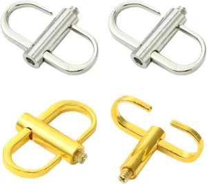 Stiesy 10 Pcs Adjustable Purse Chain Shortener Buckles Chain Links Tiny Clip to Shorten Length Alloy Bag Strap Converters for Handbags/Backpacks DIY Bag Accessories
