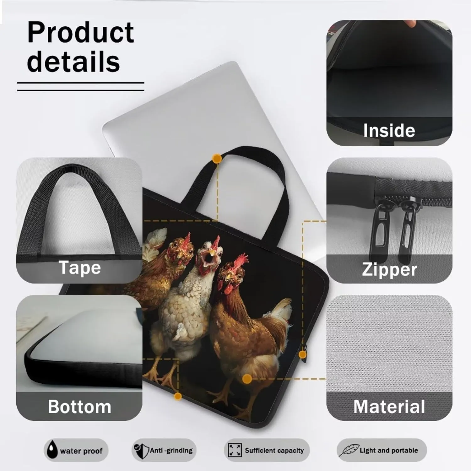 Stylish Laptop Bag for Women 15.6In,17.3In Laptop Carrying Case for Men,Laptop Sleeve Bag Laptop Shoulder Bag Holder