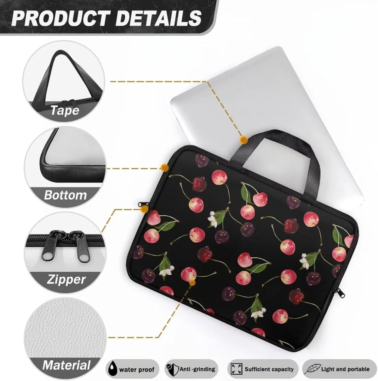 Stylish Laptop Messenger Bag,15In/15.6In/17In/17.3In Laptop Tote Bag,Laptop Case