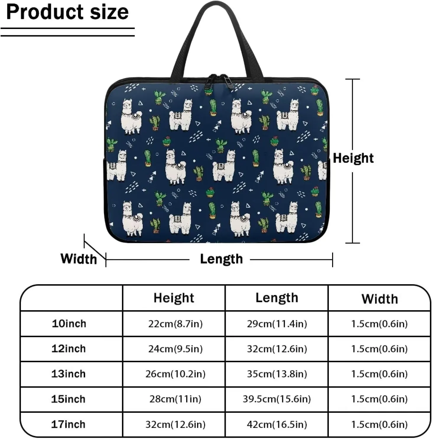Stylish Laptop Tote Bag for 10-17 inch Notebook,Mens Laptop Carrying Case Laptop Sleeve Bag
