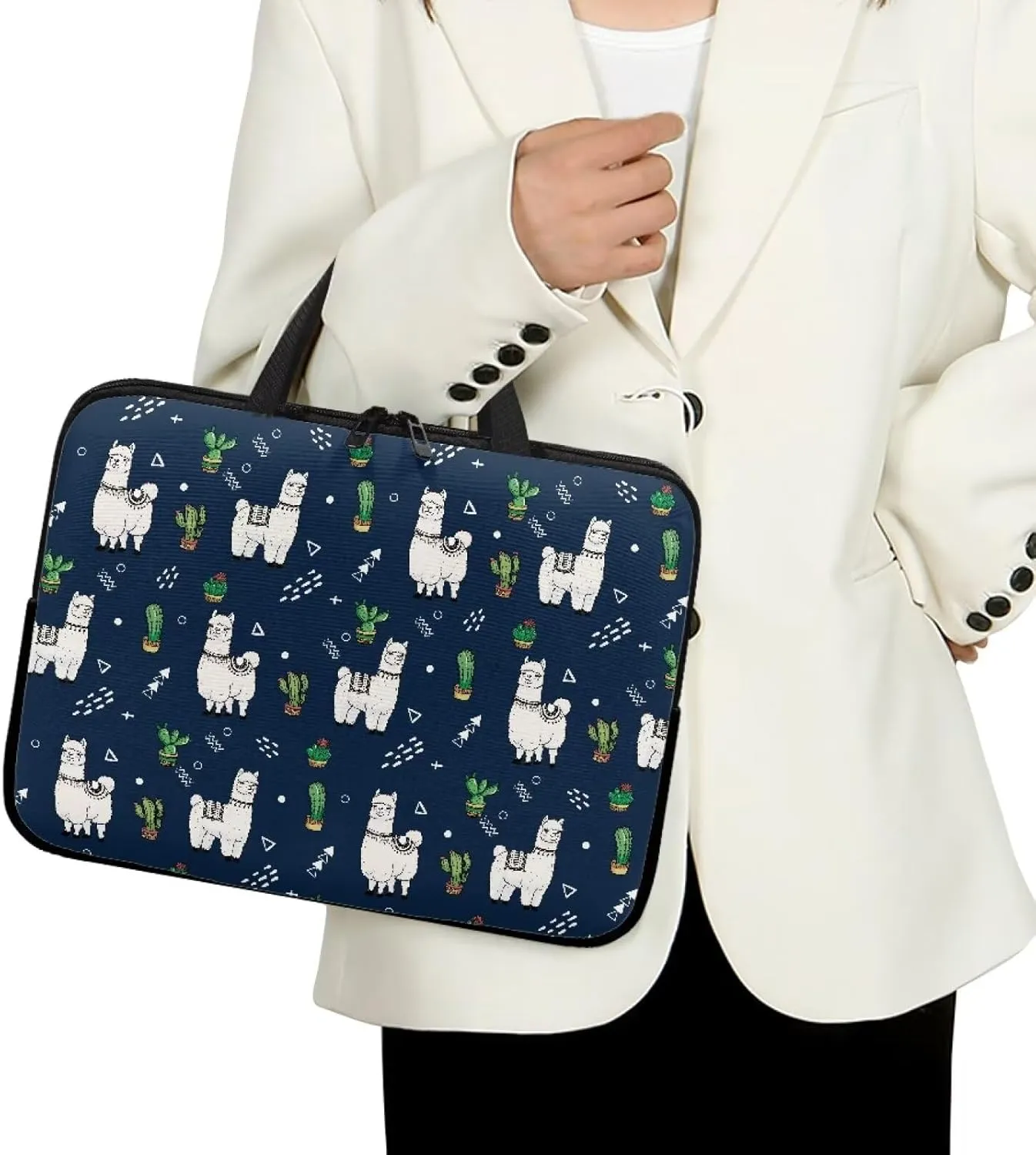 Stylish Laptop Tote Bag for 10-17 inch Notebook,Mens Laptop Carrying Case Laptop Sleeve Bag