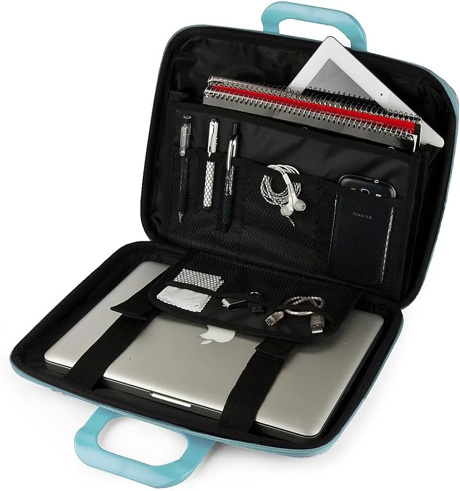 Sumac Premium Laptop Brief Case Bag for Gadgets Size 11 Inch, Lightweight, Water Resistant Case, Compact Shoulder Bag