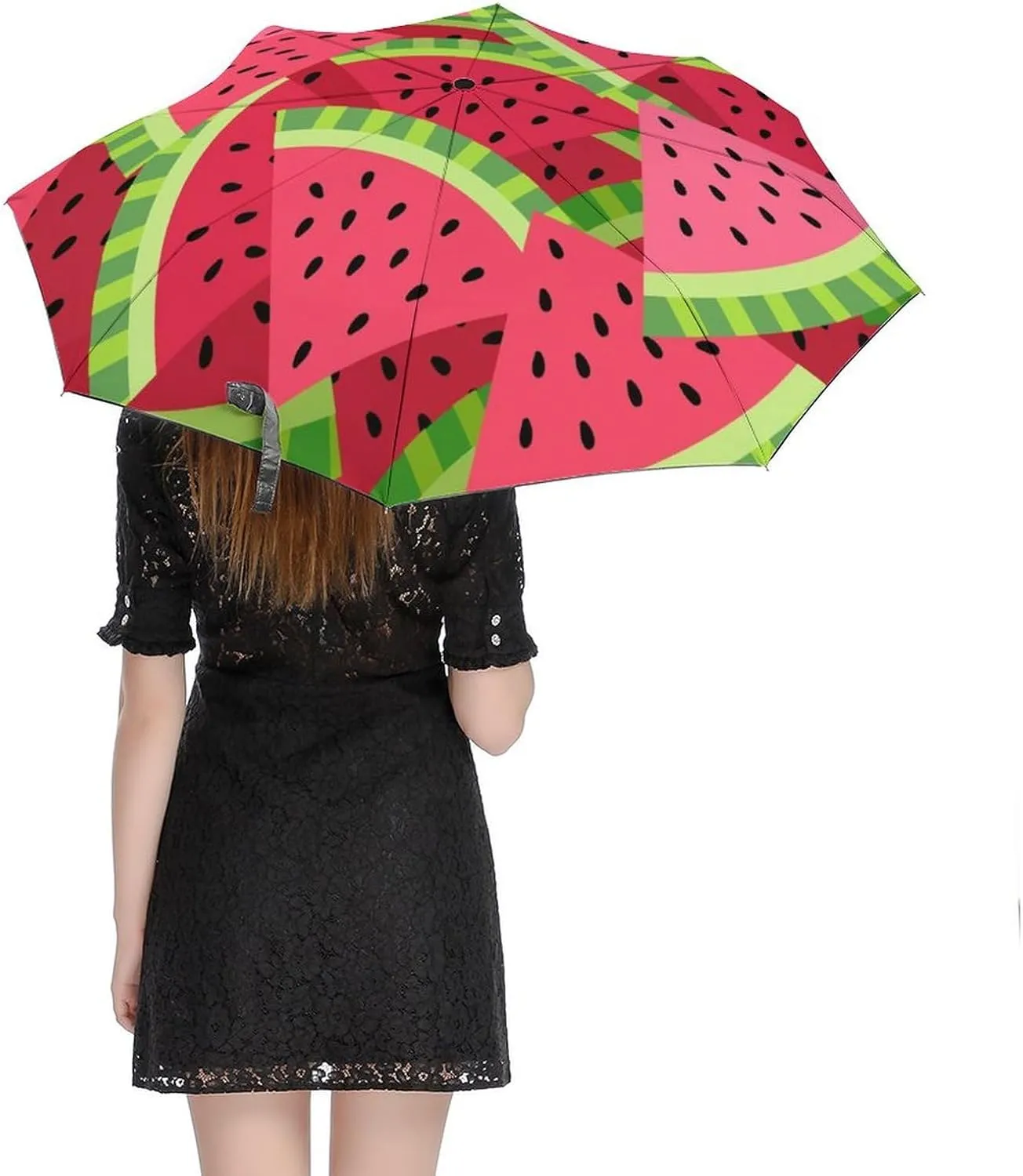 Summer Anchors Lifebuoys Compact Travel Umbrella, Windproof Waterproof Stick Umbrella Protection Umbrellas