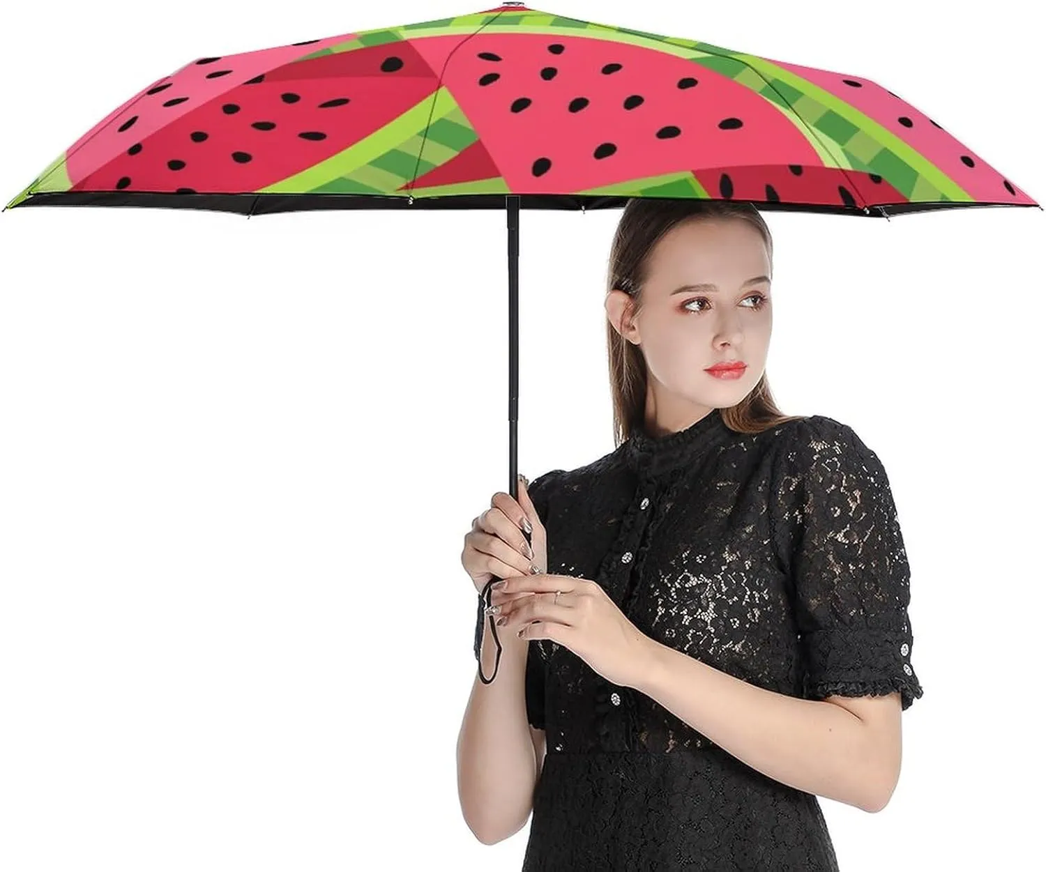 Summer Anchors Lifebuoys Compact Travel Umbrella, Windproof Waterproof Stick Umbrella Protection Umbrellas