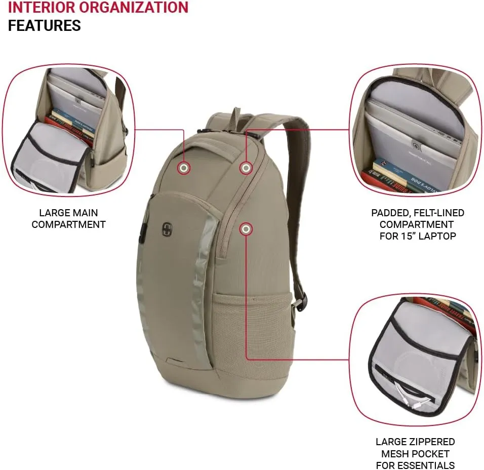 SwissGear Viibe I, Olive, 17.75 Inch