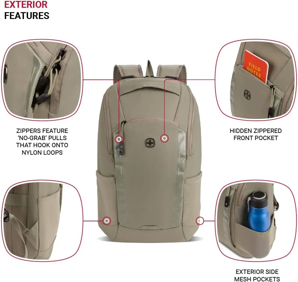 SwissGear Viibe I, Olive, 17.75 Inch