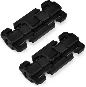 TGCodeG6 Quick-Release Connect Buckles, No-Sew, Easy to Operate, 2-Pack PA66 Nylon, Ideal for 1 Inch/25mm Webbing，Backpacks, Fanny Packs & Shoulder Straps, Molle System Comp