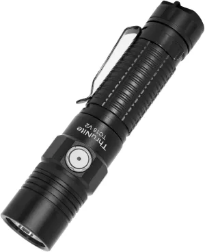 ThruNite TC15 V2 2531 High Lumens Ultra-Bright Handheld Flashlight, Customized Edition with The Outsider, XHP 35.2 Cool White LED USB Rechargeable Flashlights for Indoor/Outdoor - Black – CW