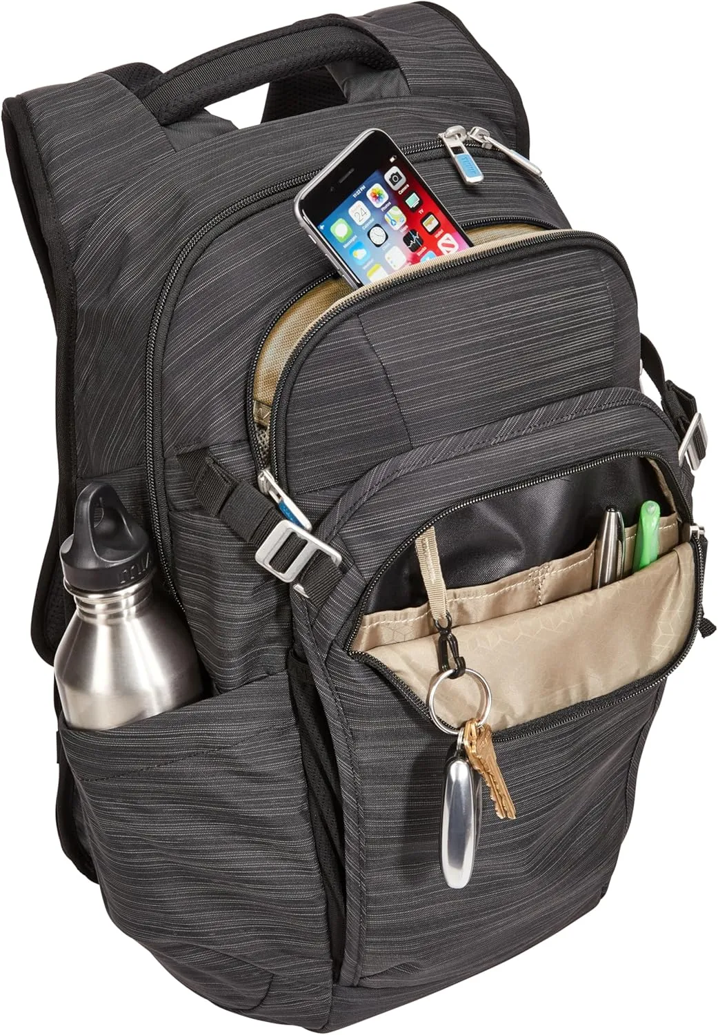 Thule Construct Backpack - School, Work & Travel - Padded Laptop Sleeve - Internal Organizational Quick Access Front Pocket