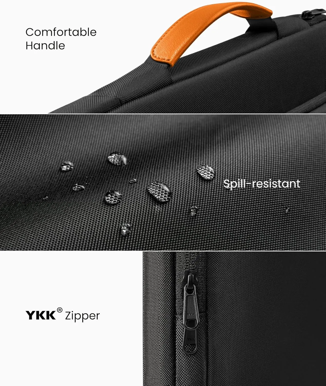 tomtoc 360 Protective Laptop Carrying Case for 2025 13-inch MacBook Air M4/A3240 M3/A3113 M2/A2681 M1/A2337, MacBook Pro M2/A2686 M1/A2337, iPad Pro M4 & iPad Air M3, Water-Resistant Laptop Bag