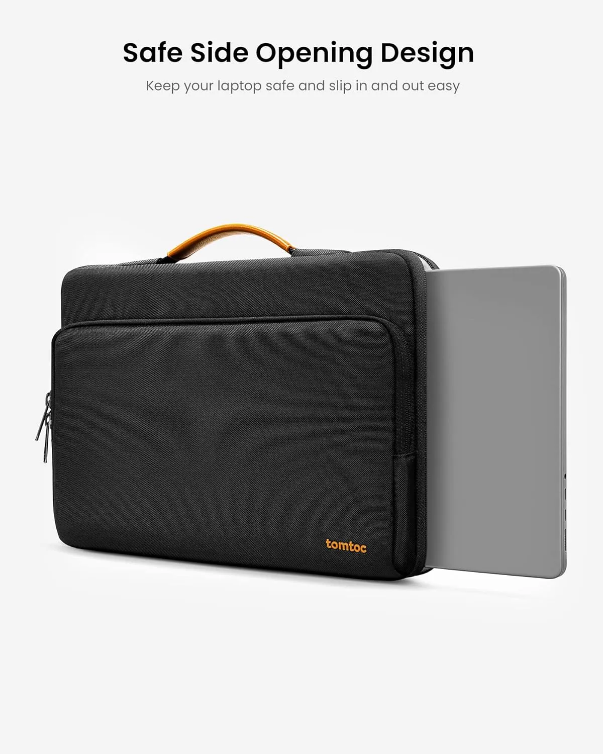 tomtoc 360 Protective Laptop Carrying Case for 2025 13-inch MacBook Air M4/A3240 M3/A3113 M2/A2681 M1/A2337, MacBook Pro M2/A2686 M1/A2337, iPad Pro M4 & iPad Air M3, Water-Resistant Laptop Bag