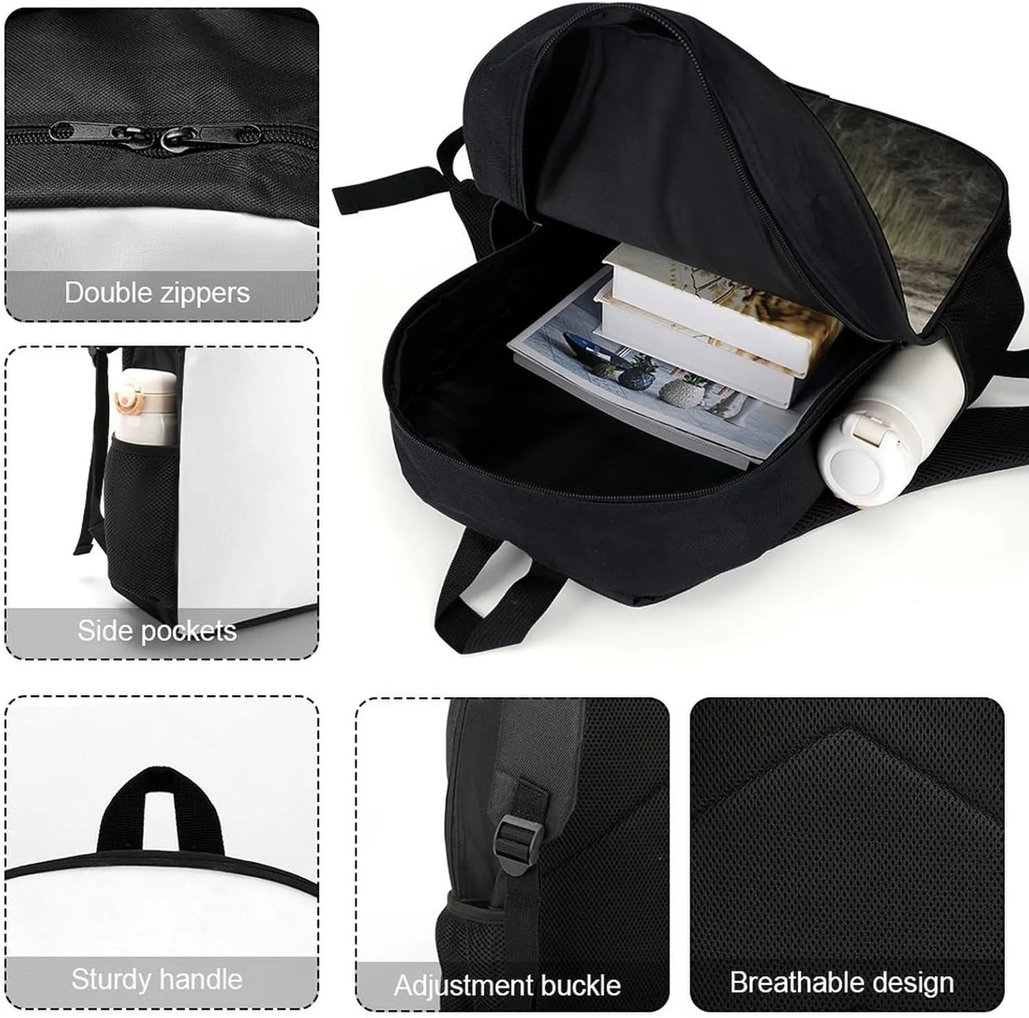Travel Backpack for Men Women Daypack Tractor Agriculture Tranquil Laptop Backpack Computer Bag Business Work Bag for Work