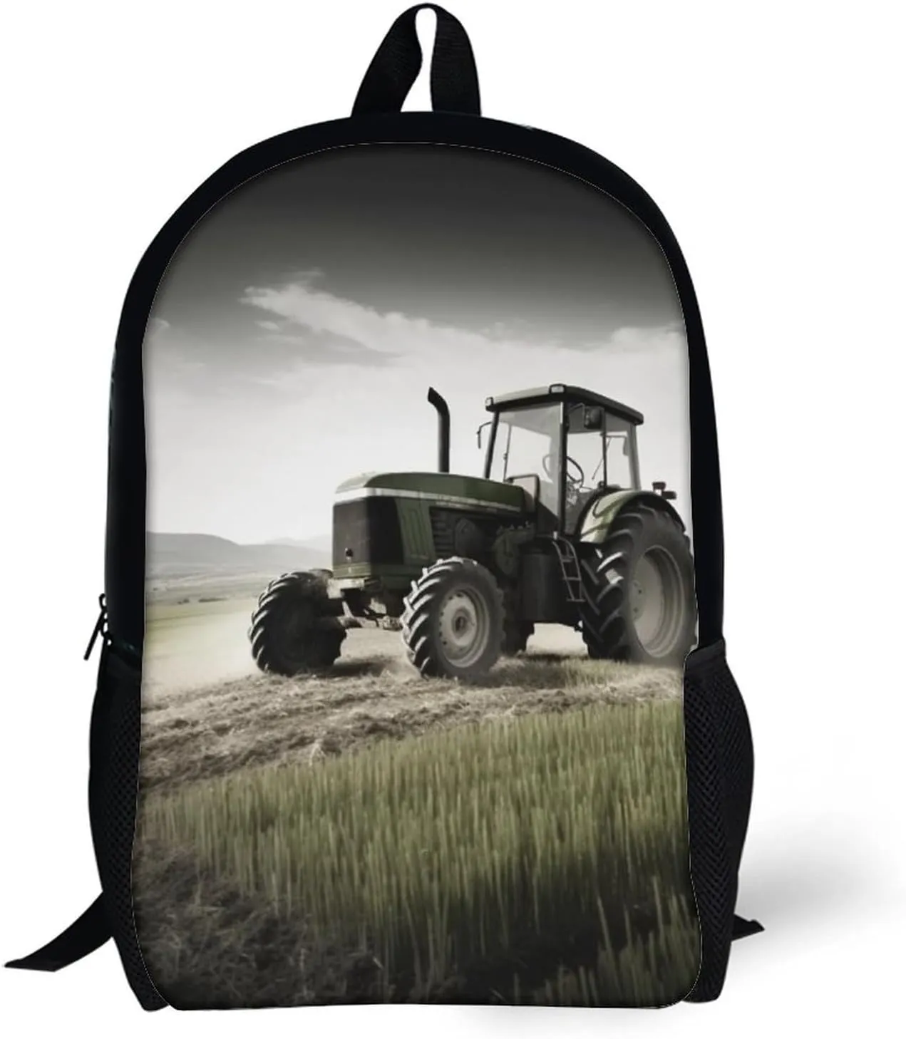 Travel Backpack for Men Women Daypack Tractor Agriculture Tranquil Laptop Backpack Computer Bag Business Work Bag for Work