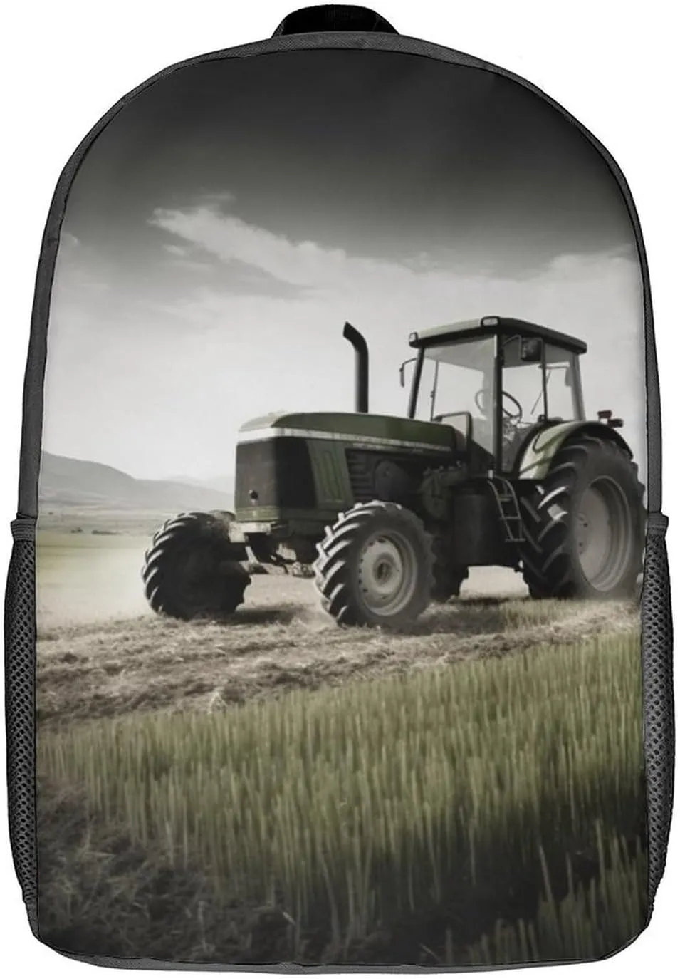Travel Backpack for Men Women Daypack Tractor Agriculture Tranquil Laptop Backpack Computer Bag Business Work Bag for Work