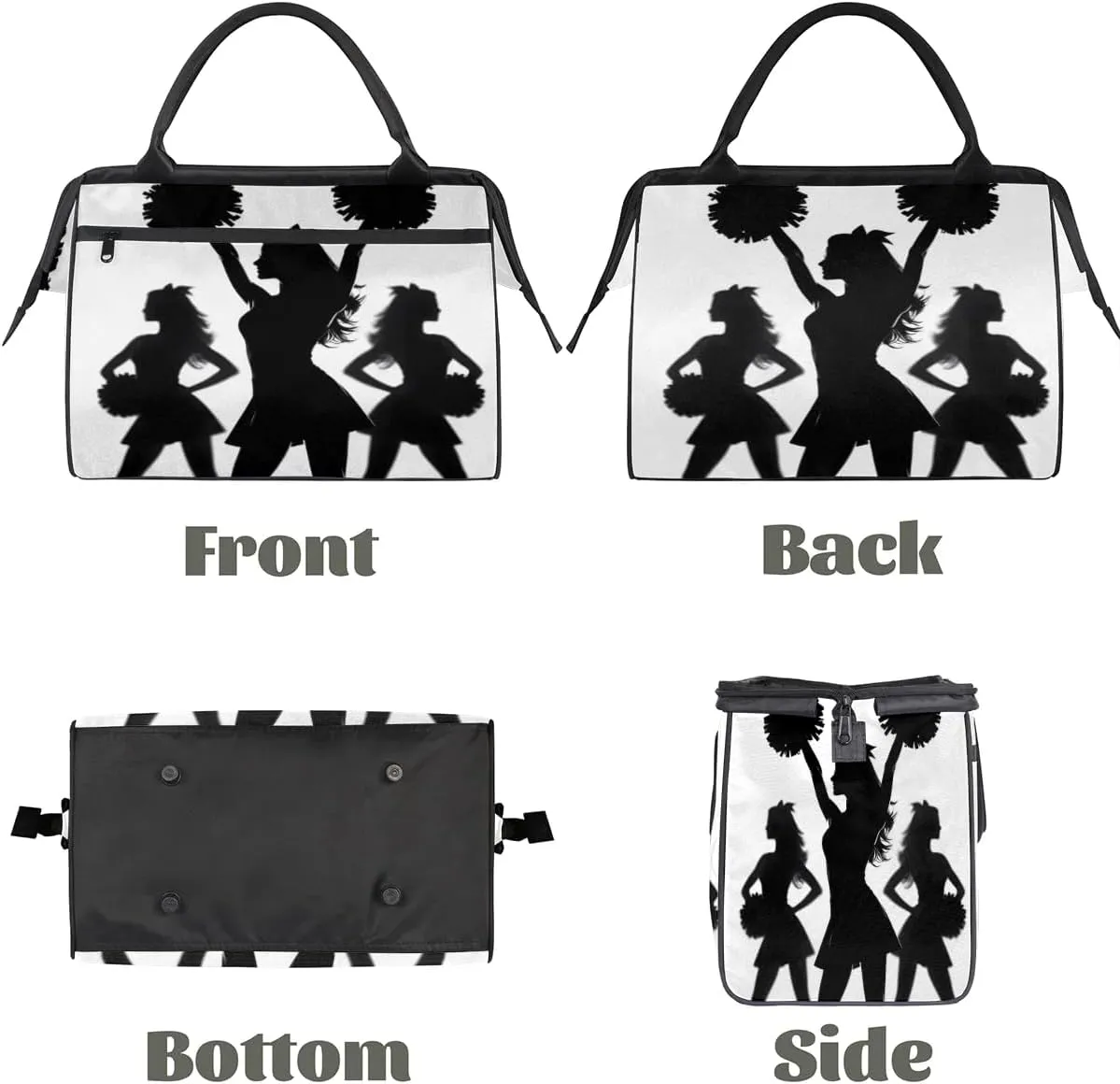 Travel Duffel Bag for Women, Cheerleading Weekender Overnight Bag Carry on Beach Swim Bags Dance Bag Airlines Approved Personal Item Travel Bag for Yoga, Sports, Hospital