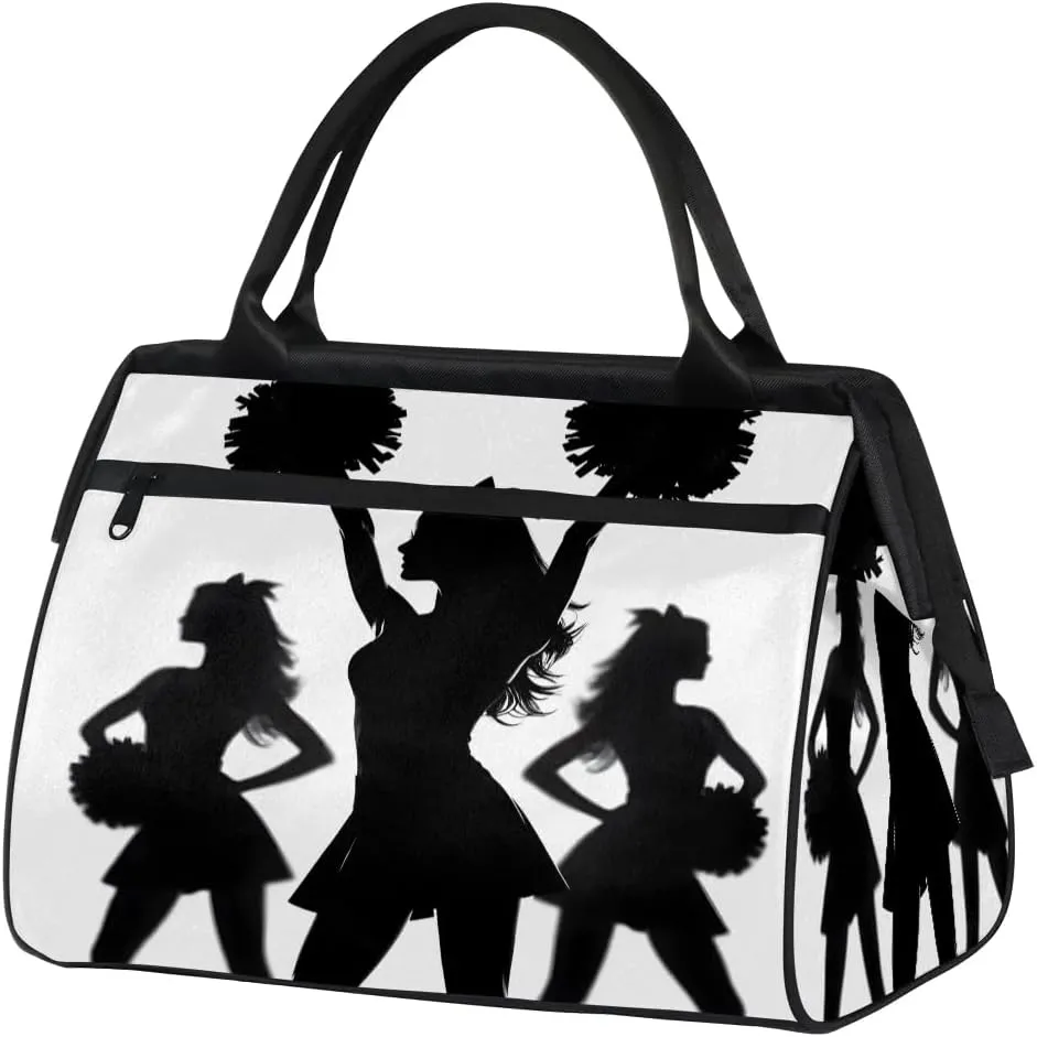 Travel Duffel Bag for Women, Cheerleading Weekender Overnight Bag Carry on Beach Swim Bags Dance Bag Airlines Approved Personal Item Travel Bag for Yoga, Sports, Hospital