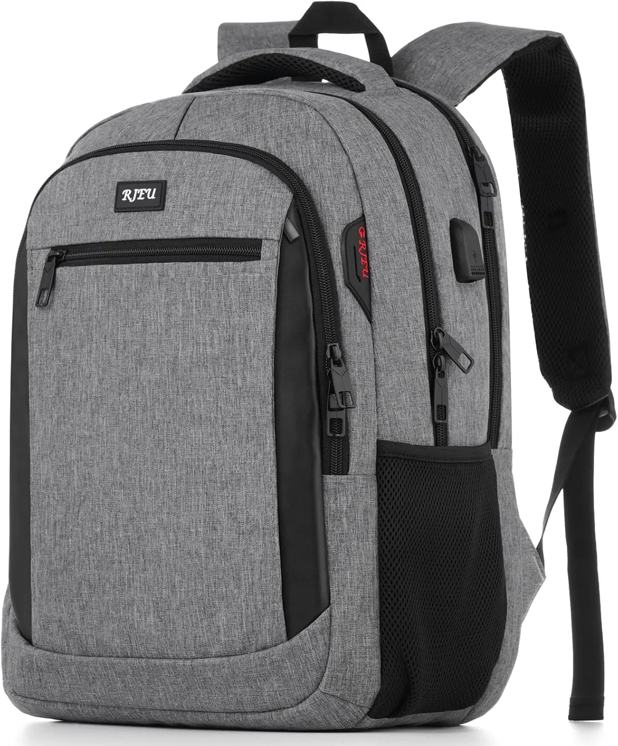 Travel Laptop Backpack, School Backpack Business Anti Theft Slim Sturdy Laptops Backpack with USB Charging Port Water Resistant College School Computer Bag Fits 17.3 Inch Notebook Over 3 Years Old