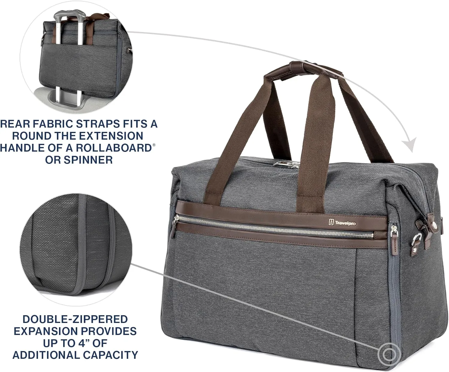 Travelpro Platinum Elite Carry on Soft Travel Duffel Bag