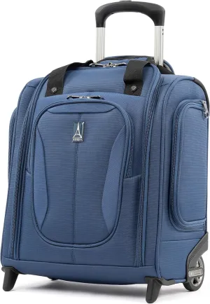 Travelpro Tourlite Softside 15-Inch Compact Carry-On, Upright 2 Wheel Bag, Lightweight Rolling Underseat, Blue