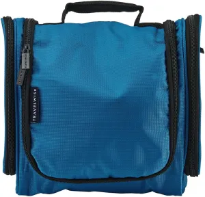 TravelWise Hanging Toiletry Bag, Travel Toiletry Organizer, Blue