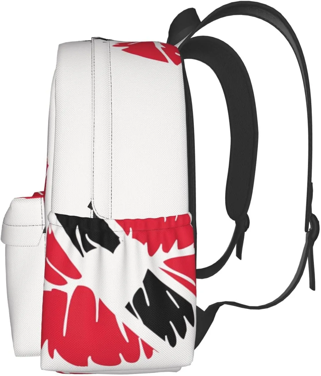 Trinidad Tobago Lips Flag Kiss Casual Backpack Large Capacity Travel Backpacks Laptop Daypack Commuter Rucksack Adjustable Strap Sports Bags for Hiking Biking
