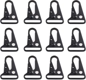 TRIWONDER Enlarged Mouth Clips HK Hook Heavy Duty Snap Hooks Sling Clips for Paracord Outdoors Bag Backpack