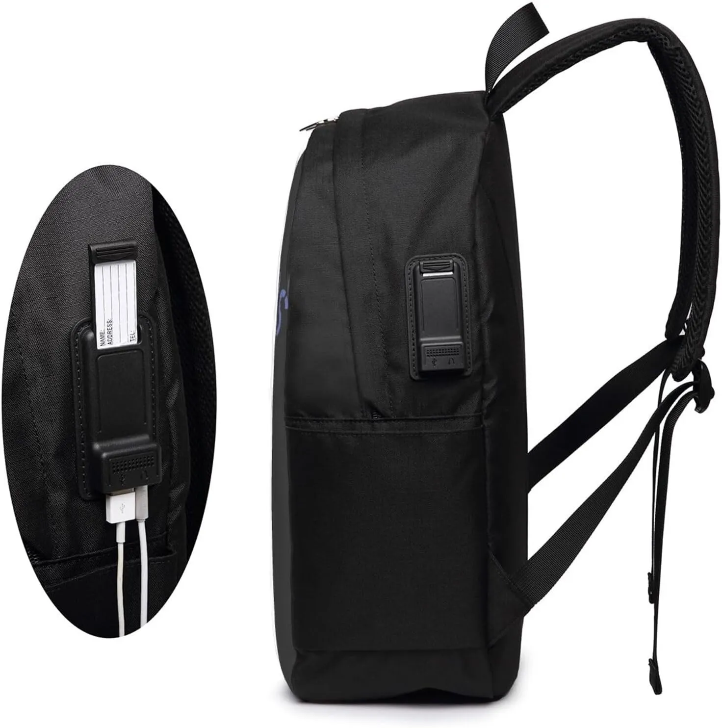 Turks Caicos Islands Flag Turtle Laptop Backpacks Travel Backpack Casual Business Daypack Sport Rucksack Computer Bag Fits up to 17 Inch Notebook with USB Port